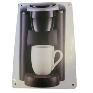 Coffee Maker Wall Art - Black and White still in plastic